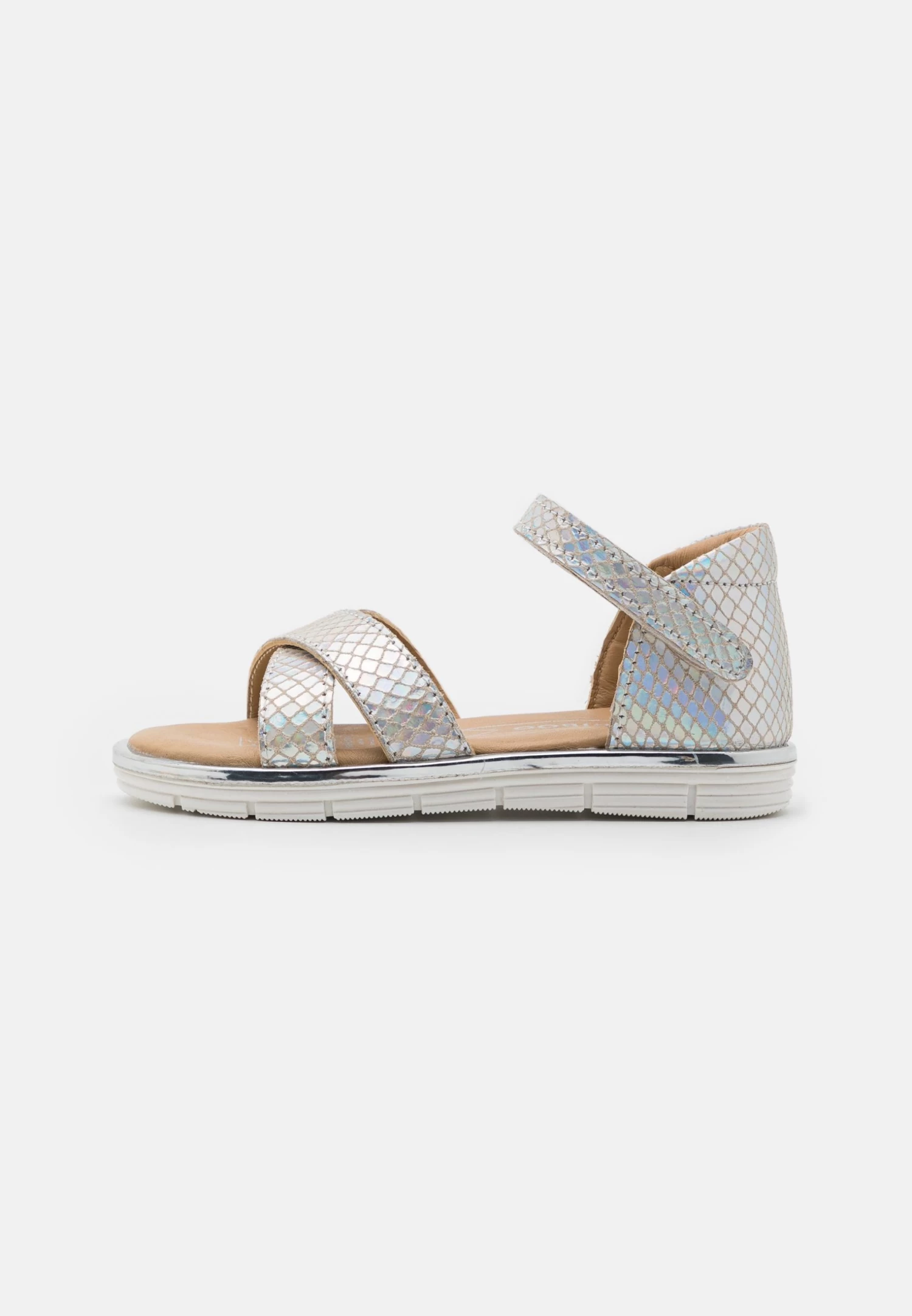 Friboo Holographic Leather - Sandalias - Silver 1 Friboo Holographic Leather - Sandalias - Silver