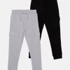 Friboo Unisex 2 Pack - Pantalones Deportivos - Grey/Black