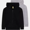 Friboo Unisex 2 Pack - Sudadera Con Cremallera - Grey/Black