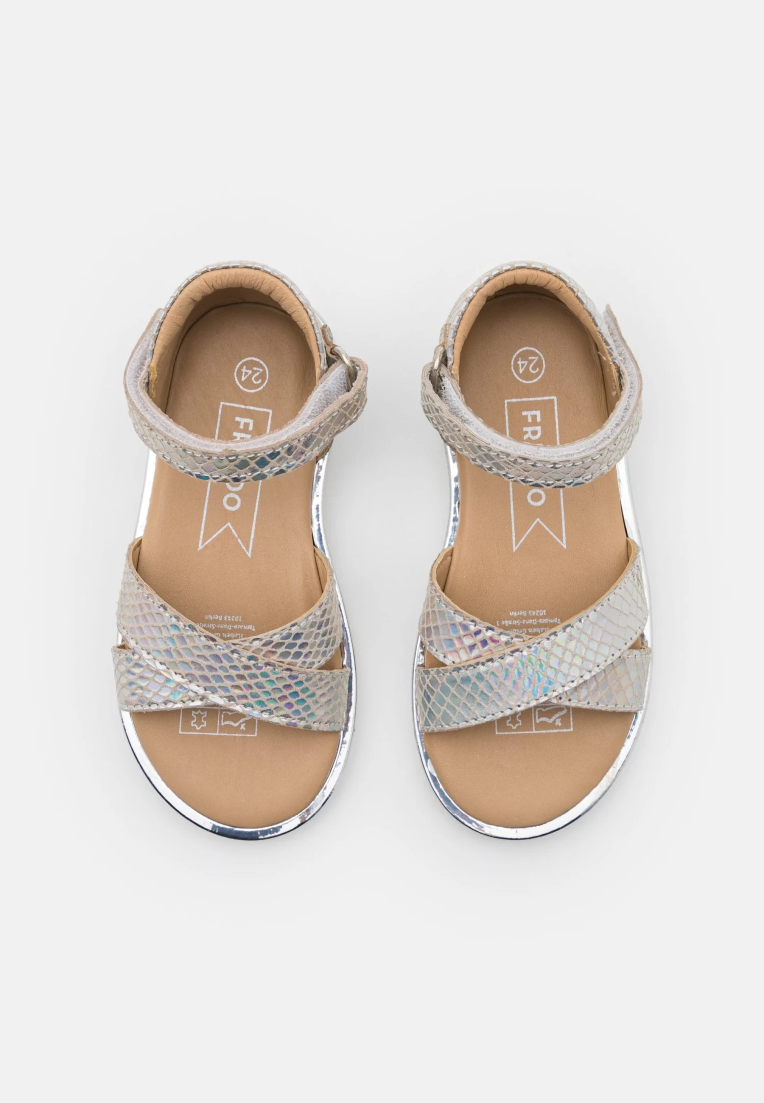 Friboo Holographic Leather - Sandalias - Silver 4 Friboo Holographic Leather - Sandalias - Silver - Imagen 4