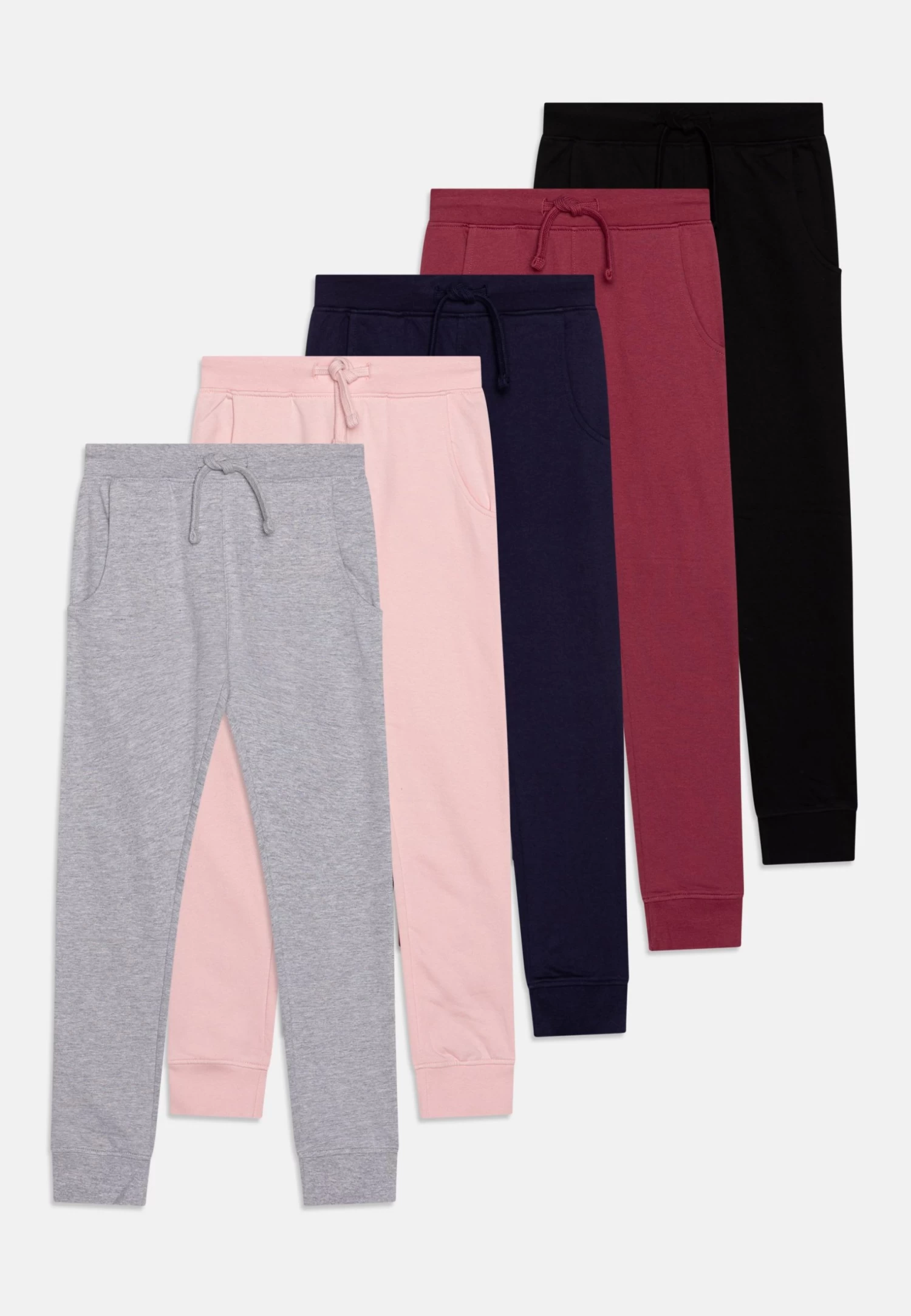 Friboo 5 Pack - Pantalones Deportivos - Pink/Grey/Red 1 Friboo 5 Pack - Pantalones Deportivos - Pink/Grey/Red