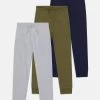 Friboo Unisex 3 Pack - Pantalones Deportivos - Green/Grey/Blue