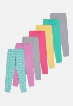 Friboo 7 Pack - Leggings - Multi-Coloured/Yellow/Purple