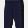 Friboo Unisex 2 Pack - Pantalones Deportivos - Dark Blue/Black