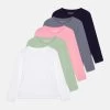 Friboo 5 Pack - Camiseta De Manga Larga - Multi-Coloured/Pink/Green