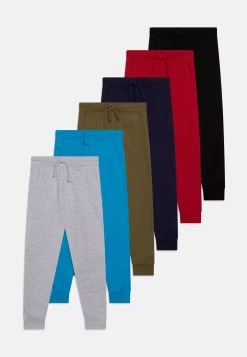 Friboo Unisex 6 Pack - Pantalones Deportivos - Multi-Coloured/Red /Blue