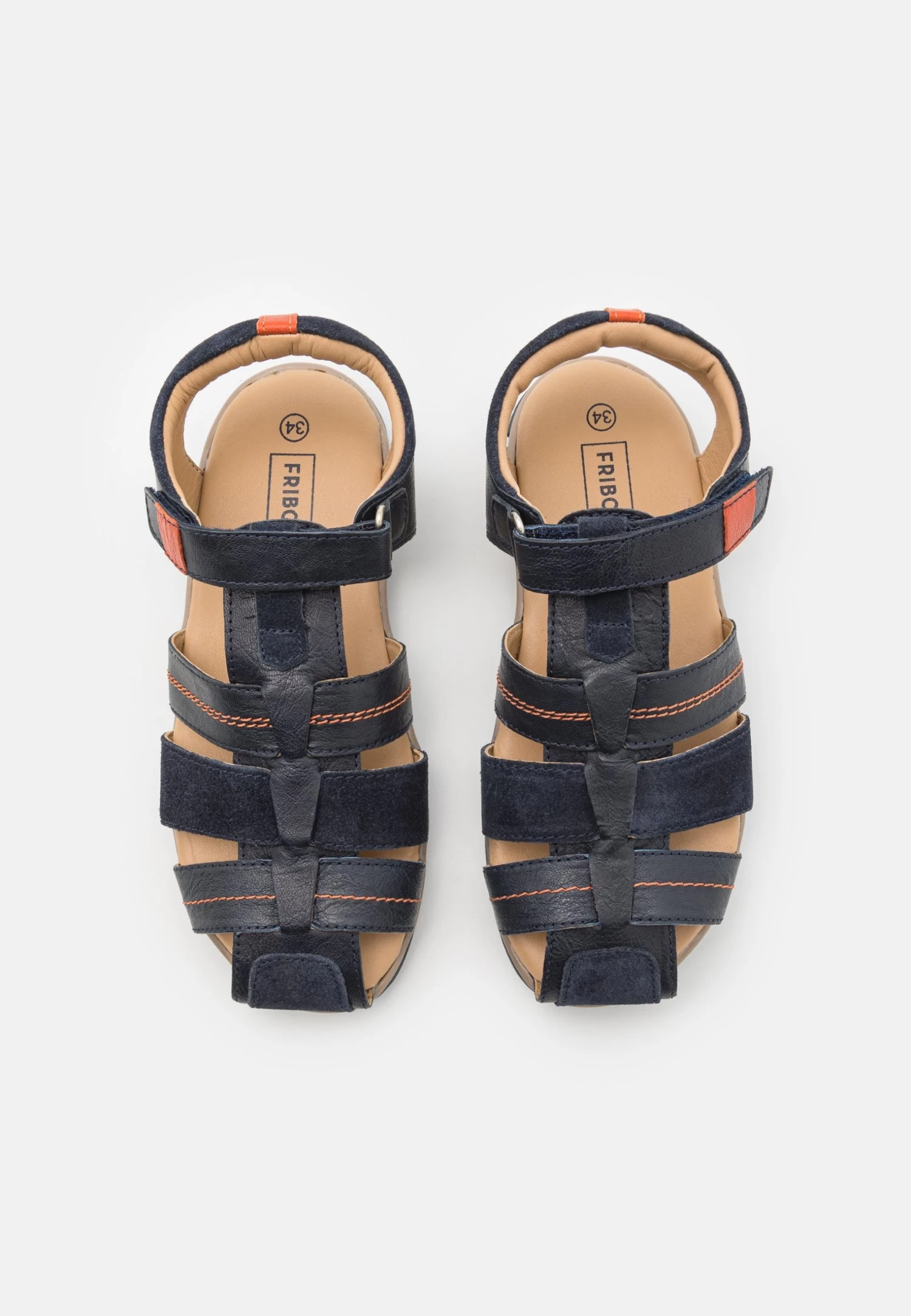 Friboo Leather - Sandalias - Dark Blue 4 Friboo Leather - Sandalias - Dark Blue - Imagen 4