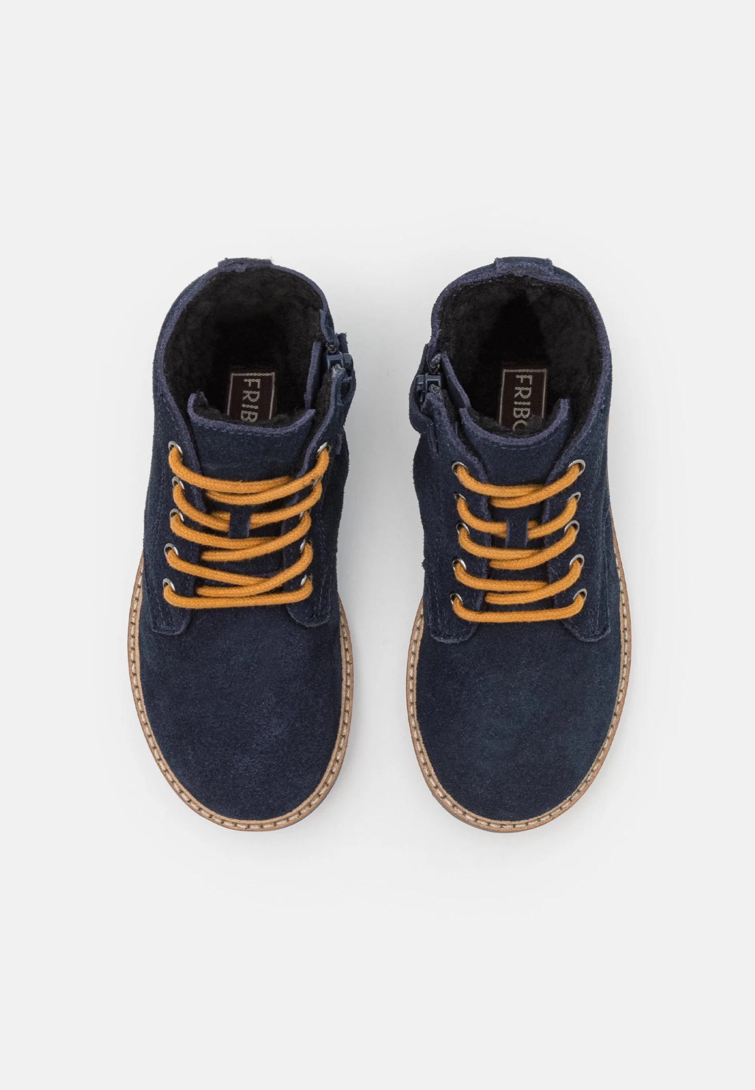 Friboo Leather - Botines Con Cordones - Dark Blue 4 Friboo Leather - Botines Con Cordones - Dark Blue - Imagen 4