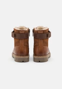 Friboo Leather - Botines Con Cordones - Cognac -Tienda de moda infantil. be4e953f8e0b4cd898475327e47279c9