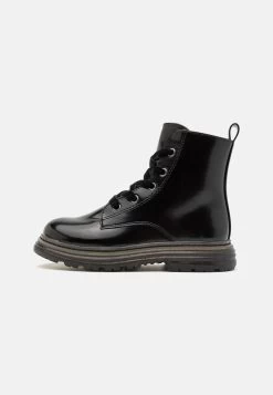 Friboo Botines Con Cordones - Black