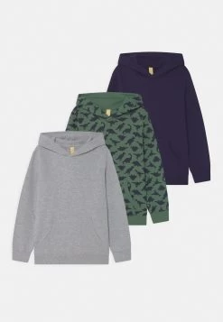 Friboo Hoodie 3 Pack - Sudadera - Blue/Olive/Light Grey