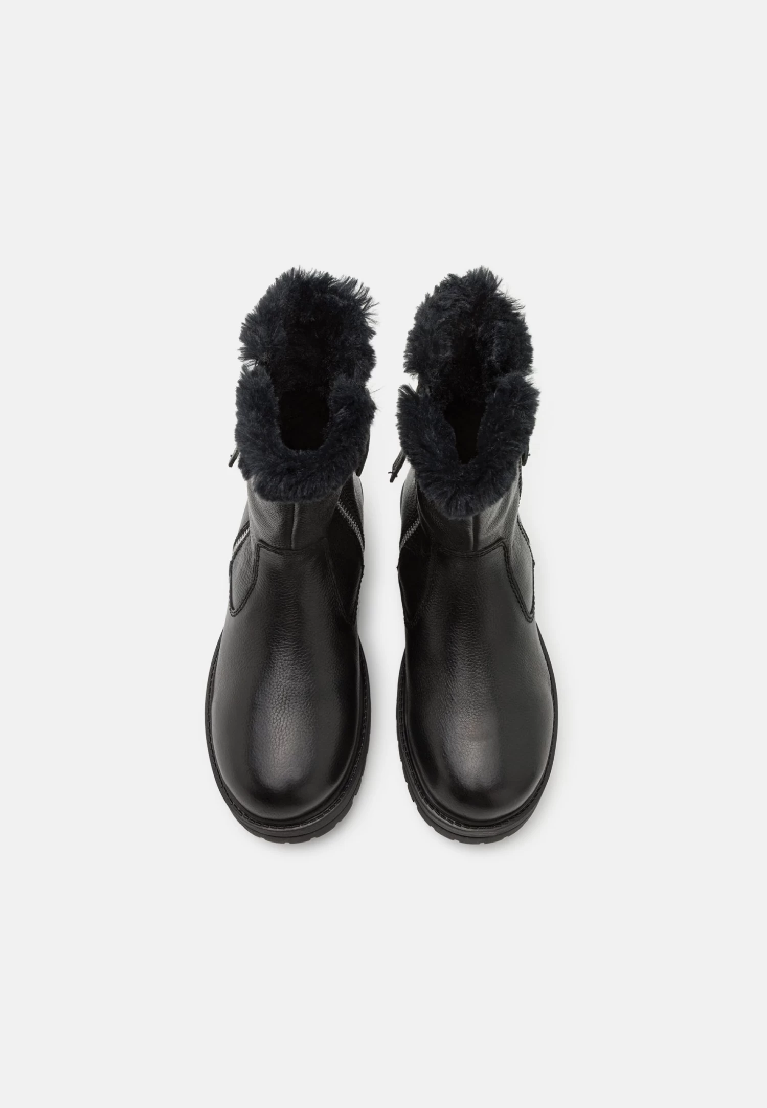 Friboo Leather - Botas Para La Nieve - Black 4 Friboo Leather - Botas Para La Nieve - Black - Imagen 4