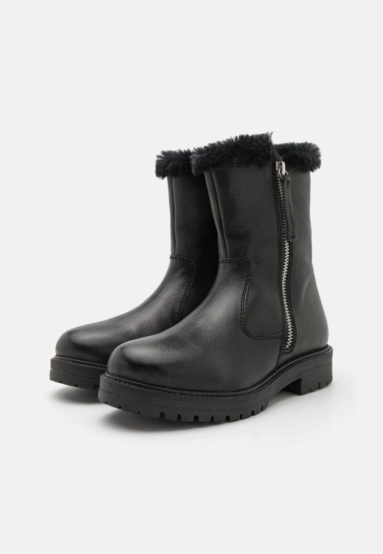 Friboo Leather - Botas Para La Nieve - Black 2 Friboo Leather - Botas Para La Nieve - Black - Imagen 2