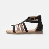 Friboo Leather - Sandalias - Black