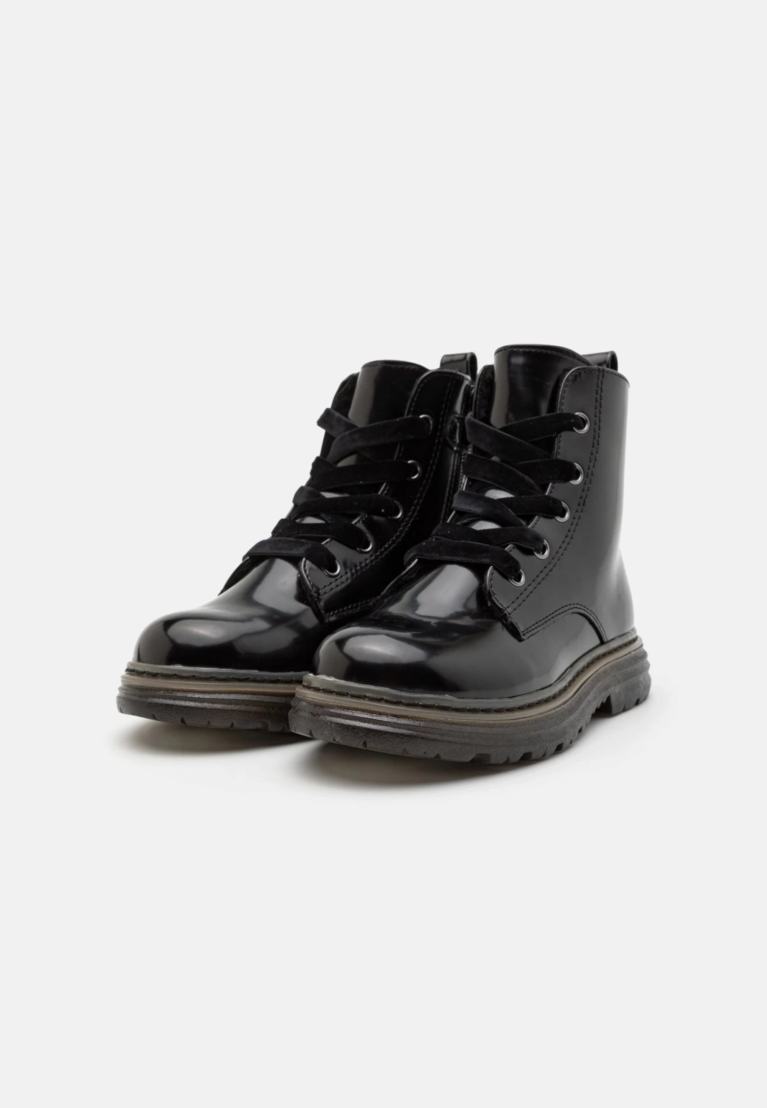 Friboo Botines Con Cordones - Black 2 Friboo Botines Con Cordones - Black - Imagen 2