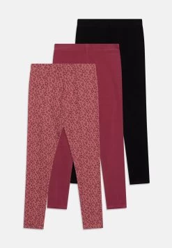 Friboo 3 Pack - Leggings - Black/Pink/Purple
